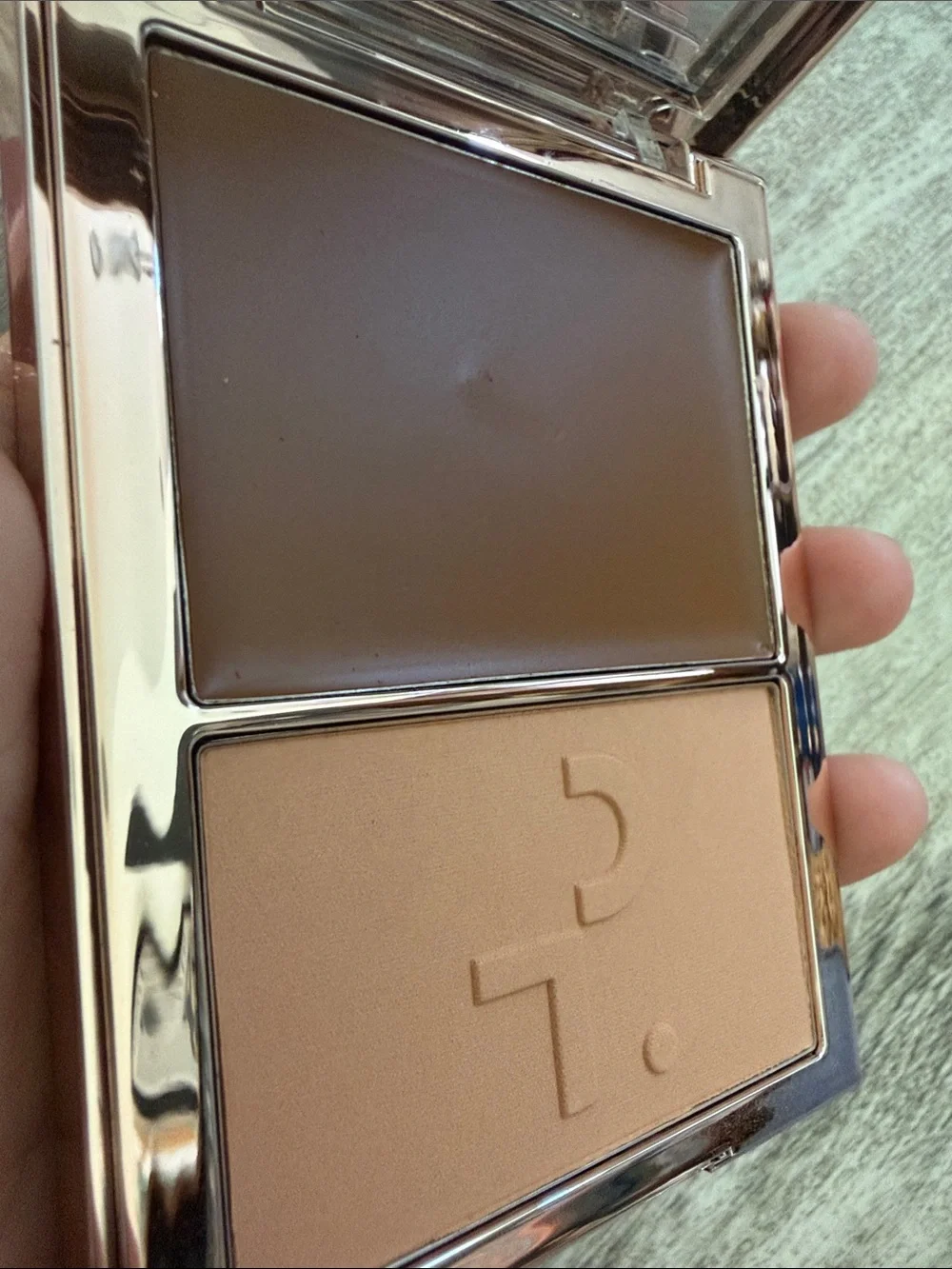 Patrick Ta Dual Bronzer & Contour Compact — Tan and Deep Brown